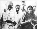 Gandhi with Sarojini Naidu